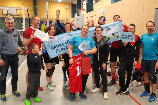 SV Drosselberg 91 e.V. Volleyball 14.03.2025 Volleyball Ehrung Christiane custom text